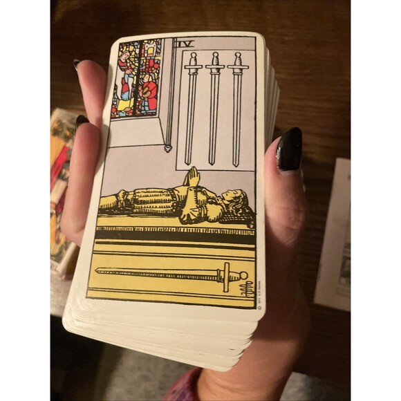 Vintage Rider Waite Tarot Card Deck US Games Smith 1971 Complete 78 Switzerland - Picture 10 of 12